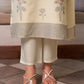 Cotton Solid and Jacquard A-Line Kurta with Pant & Dupatta