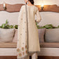 Cotton Solid and Jacquard A-Line Kurta with Pant & Dupatta