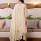 Cotton Solid and Jacquard A-Line Kurta with Pant & Dupatta