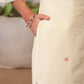 Cotton Solid and Jacquard A-Line Kurta with Pant & Dupatta