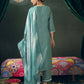 Rayon Blend Embroidered Straight Kurta with Pant & Dupatta
