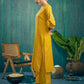 Cotton Blend Embroidery and Lace Straight Kurta with Pant & Dupatta