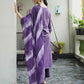 Cotton Sequins Work and Woven A-Line Kurta with Pant & Dupatta
