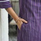 Cotton Sequins Work and Woven A-Line Kurta with Pant & Dupatta