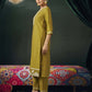 Chanderi Solid Straight Kurta with Pant & Dupatta