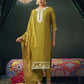 Chanderi Solid Straight Kurta with Pant & Dupatta