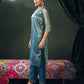Net Sequins, Embroidery and Embroidery Lace Straight Kurta with Pant & Dupatta