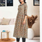 Georgette Printed Flared Kurta with Pant & Dupatta