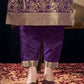 Silk Blend Jacquard Work Straight Kurta with Pant & Dupatta