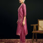 Silk Blend Jacquard Work Straight Kurta with Pant & Dupatta
