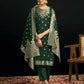 Silk Blend Jacquard Work Straight Kurta with Pant & Dupatta