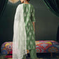 Silk Blend Printed Straight Kurta with Pant & Dupatta