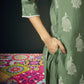 Silk Blend Printed Straight Kurta with Pant & Dupatta