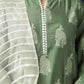 Silk Blend Printed Straight Kurta with Pant & Dupatta