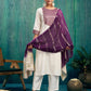 Silk Blend Woven Straight Kurta with Pant & Dupatta