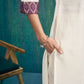 Silk Blend Woven Straight Kurta with Pant & Dupatta