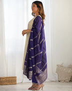 Silk Blend Embroidered Straight 3 Piece Kurta Set