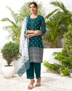 Georgette Embellished Straight 3 Piece Kurta Set