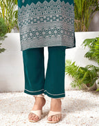 Georgette Embellished Straight 3 Piece Kurta Set