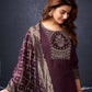 Cotton Blend Sequence Embroidery, Foil Print and Gota Lace Straight Kurta with Pant & Dupatta