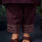 Cotton Blend Sequence Embroidery, Foil Print and Gota Lace Straight Kurta with Pant & Dupatta