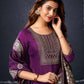 Cotton Blend Sequence, Embroidery and Lace Straight Kurta with Pant & Dupatta