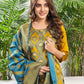 Silk Blend Jacquard Work Straight Kurta with Pant & Dupatta