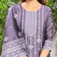 Silk Blend Jacquard Work Straight Kurta with Pant & Dupatta