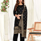 Silk Blend Jacquard Work Straight Kurta with Pant & Dupatta