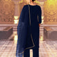 Velvet Sequins, Embroidery and Gota Lace Straight Kurta with Pant & Dupatta