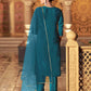 Velvet Sequins, Embroidery and Gota Lace Straight Kurta with Pant & Dupatta