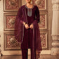 Velvet Sequins, Embroidery and Gota Lace Straight Kurta with Pant & Dupatta