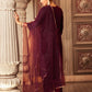 Velvet Sequins, Embroidery and Gota Lace Straight Kurta with Pant & Dupatta