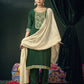 Silk Blend Embroidered Straight Kurta with Pant & Dupatta
