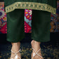 Silk Blend Embroidered Straight Kurta with Pant & Dupatta
