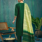 Silk Blend Embroidered Straight Kurta with Pant & Dupatta