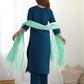 Cotton Blend Sequence, Embroidery and Lace Straight Kurta with Pant & Dupatta