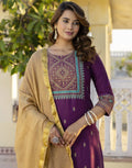 Viscose Rayon Printed Straight 3 Piece Kurta Set
