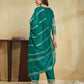 Silk Blend Embroidery Work and Embroidery Lace Straight Kurta with Pant & Dupatta