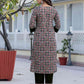 Crepe Floral Printed Straight Kurta with Pant & Dupatta