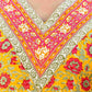 Cotton Blend Foil Printed and Printed Lace Straight Kurta with Pant & Dupatta