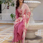 Silk Embroidery, Sequins Work and Gota Patti Work Straight Kurta with Pant & Dupatta