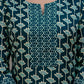 Cotton Blend Printed Lace Straight Kurta with Pant & Dupatta