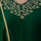 Silk Blend Sequins, Embroidery and Lace Straight Kurta with Pant & Dupatta