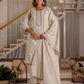 Cotton Weaving and Embroidery A-Line Kurta with Pant & Dupatta