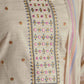 Cotton Weaving and Embroidery A-Line Kurta with Pant & Dupatta