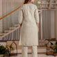 Cotton Weaving and Embroidery A-Line Kurta with Pant & Dupatta