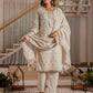 Cotton Weaving and Embroidery A-Line Kurta with Pant & Dupatta
