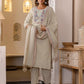 Cotton Woven Design Straight Kurta with Pant & Dupatta