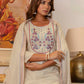 Cotton Woven Design Straight Kurta with Pant & Dupatta